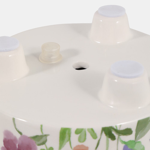 21909-05#S/2 6/8" Wildflowers Footed Planters, Multi