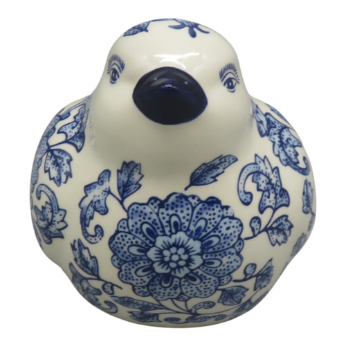 23670#S/2 6x5" Chinoiserie Birds, Blue/white