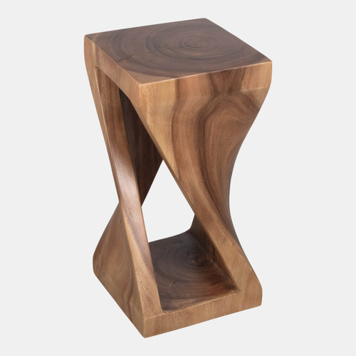 19148-01#24" Twisted Accent Table, Natural