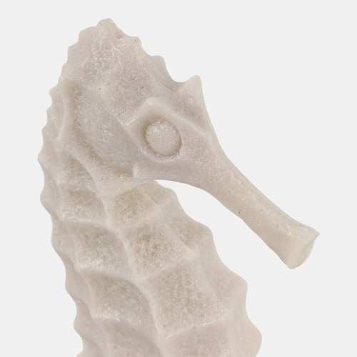 23735#4x4x12 Resin Sand Seahorse Natural