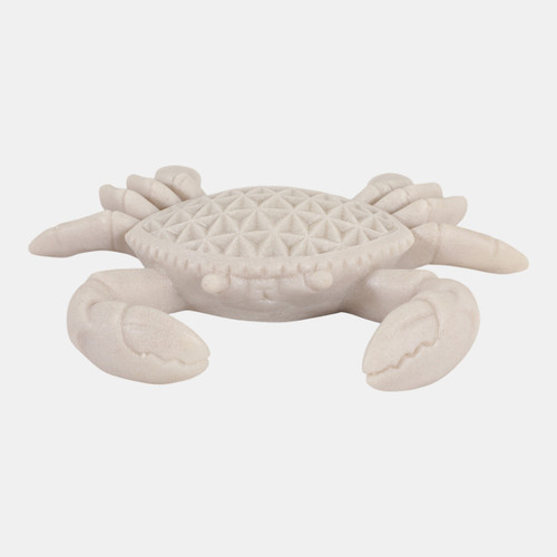23737#7x9x2 Resin Sand Crab Natural