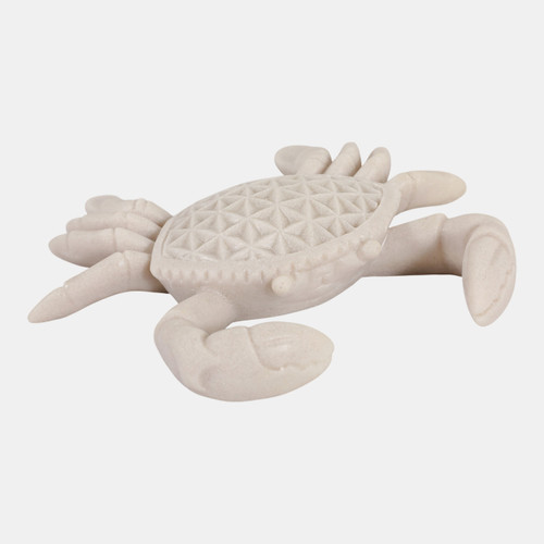 23737#7x9x2 Resin Sand Crab Natural