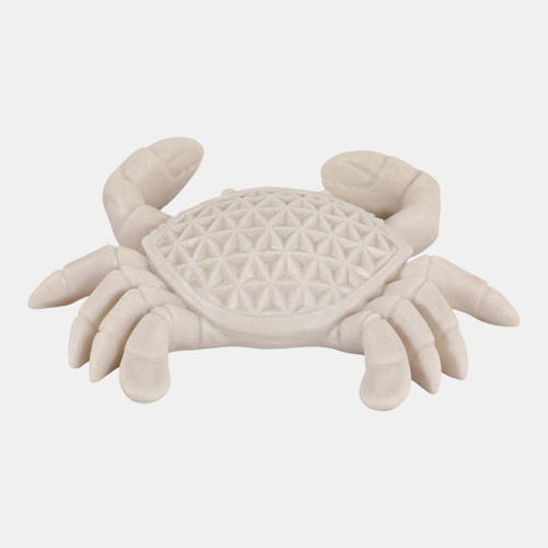 23737#7x9x2 Resin Sand Crab Natural
