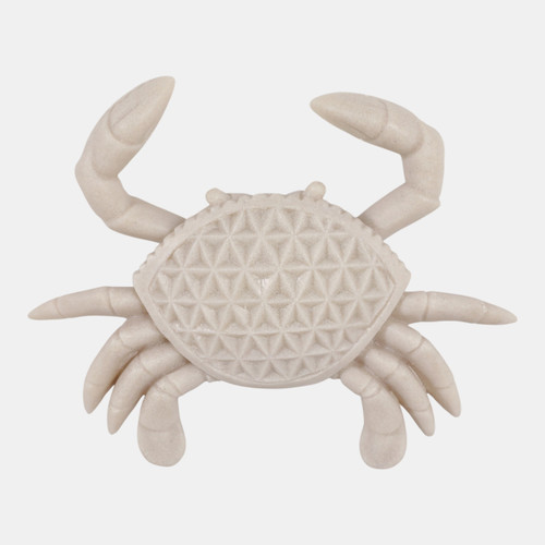 23737#7x9x2 Resin Sand Crab Natural