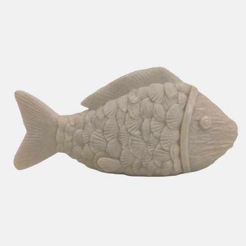 23738#7x2x3 Resin Sand Fish Natural