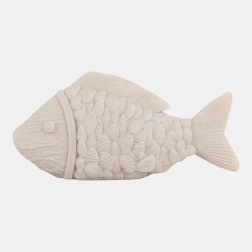 23738#7x2x3 Resin Sand Fish Natural