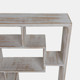 12097-01#Wooden Multi-tier Wall Shelf, Whitewash