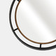 13108-04#S/3 Decorative Metal Frame Wall Mirrors, Gold
