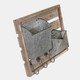 13601-03#Wood/metal Wall Mail Organizer