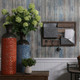 13601-03#Wood/metal Wall Mail Organizer
