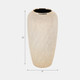 13826-09#Ceramic 12" Vase, Champagne