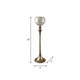 14178-03#Glass 20" Goblet Votive Holder, Opal