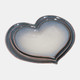 14355#S/3 Ceramic 15 / 13 /12" Heartplates, Blue Fade