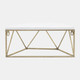 14409-01#Wood / Metal 16" L Demilune Wall Shelf, White