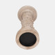 14498-03#Wooden 11" Antique Style Candle Holder