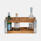 14500#Wooden 8-bottle Wine Rack, Brown