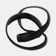 14585-03#Aluminum Knot Sculpture, 7", Black