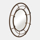 14658-01#Metal Frame 28" Wall Mirror ,gold - Wb