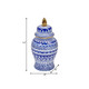 VC10467-01#14" White/blue Temple Jar