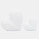 13216-05#White Ceramic Heart, 11"