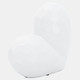 13216-06#White Ceramic Heart, 8"