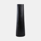 15231-01#Aluminum 36" Textured Vase, Matte Black