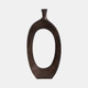 15240-01#Aluminum 25"h Cut-out Vase, Bronze