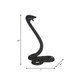 15277-02#Metal 10"h Snake, Black