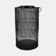 15443#Metal 26" Wire Lantern, Black