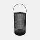 15443#Metal 26" Wire Lantern, Black