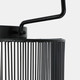 15443#Metal 26" Wire Lantern, Black