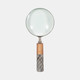 15510#4"d Magnifying Glass, 2-tone Brown/gray