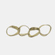 15658-01#24" Metal Ring Chains, Gold