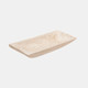 15714-01#S/2, 15/20" Wood Rectangular Tray, White