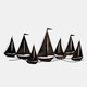 15722#Metal 50" Sailboats, Multi Wb