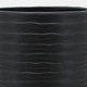 14485-18#10" Textured Planter W/ Stand, Black