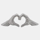 15688-02#5" Hand-heart, Silver