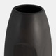 15763-02#14"h Face Vase, Black