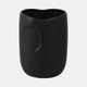15765-02#6" Face Vase, Black