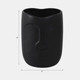 15765-02#6" Face Vase, Black