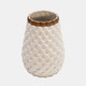 15737#9" Textured Vase, White