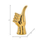 15945-01#9"h Thumbs Up Table Deco, Gold