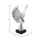 16067-04#Resin 20"h Eagle Table Accent, Silver