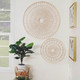 16199#Wicker, 36", Round Wall Accent, Natural