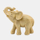 16285-01#Resin 7" Elephant Table Accent, Gold