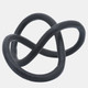 16296-02#Metal 9" Knot, Black