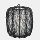 16346-02#Metal, 10"h Wire Lantern, Black