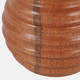 16161-03#4" Wooden Orb W/ Ridges, Natural