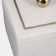 16407-02#Marble, 5x5 Box - Knob, White
