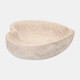 16568-03#Wood, S/2 9/10" Heart Bowls, Natural
